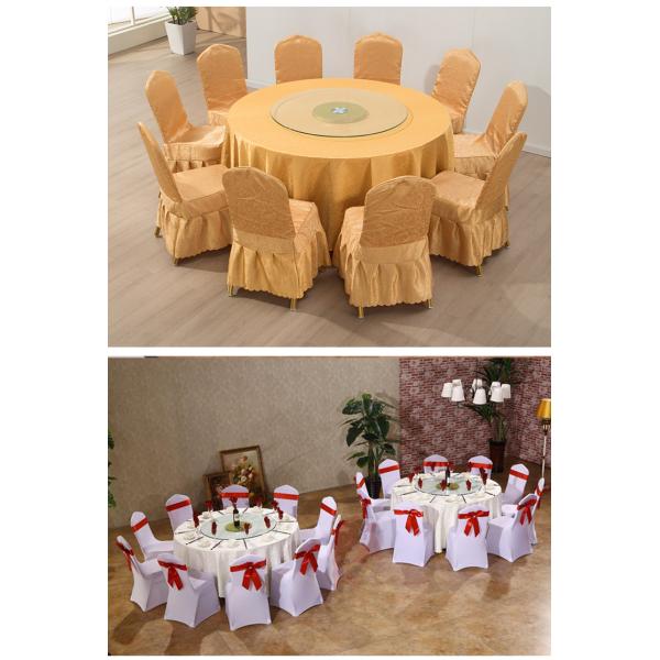21mm Top Ply Board Dining Hotel Banquet Table DIA 240*75CM