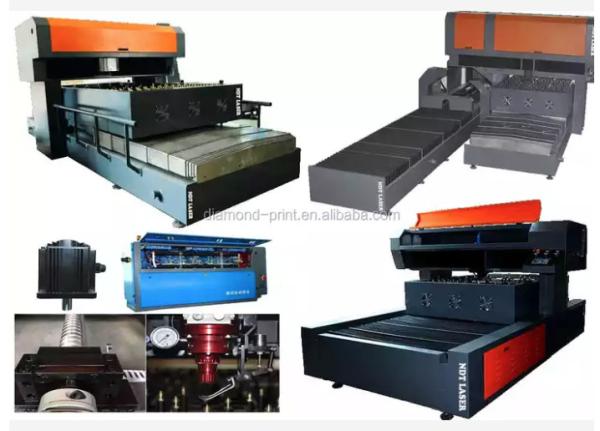 CO2 Die Board Laser Cutting Machine Water Cooling 400W / 600W / 1000W / 1500W