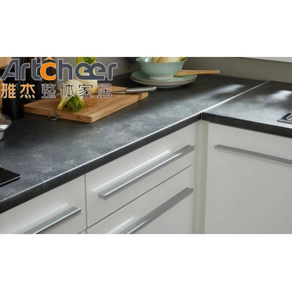 Mobiliário de cozinha Meio-Bullnose Countertop Edge Set Completo de Armários de Design Moderno