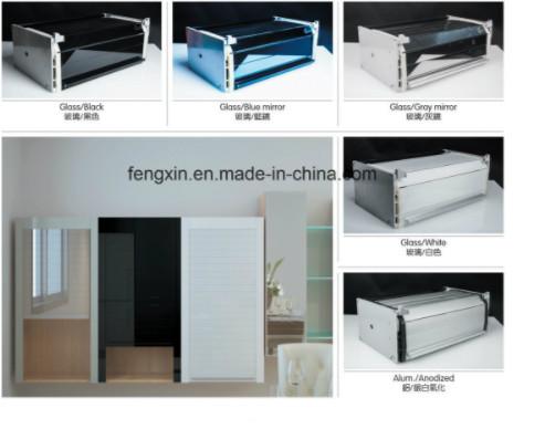 PVC /Glass Commercial Buildings Garage Door Window Shutter