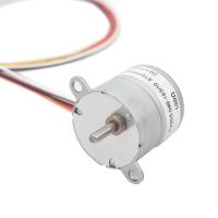 12vDC Motor passo-a-passo de magneto permanente com engrenagem PM25 Micro motor de caixa de engrenagens 25mm
