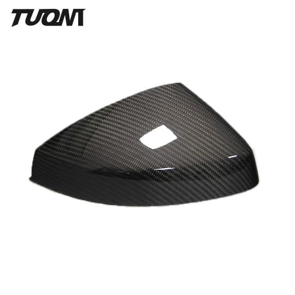 Black Carbon Fiber Side Mirror Car Rearview Mirror Cover Modify For Audi A3 2010-2021