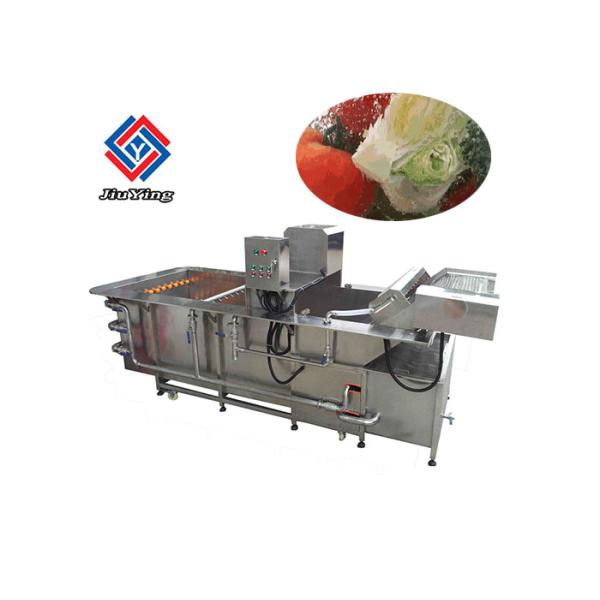 Bubbling Vegetable Fruit Washing Machine Salad Cleaning Frozen Vegetable Lettuce Production Line