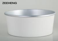 Bol de papier 1300ML de salade enduite en aluminium à mur unique