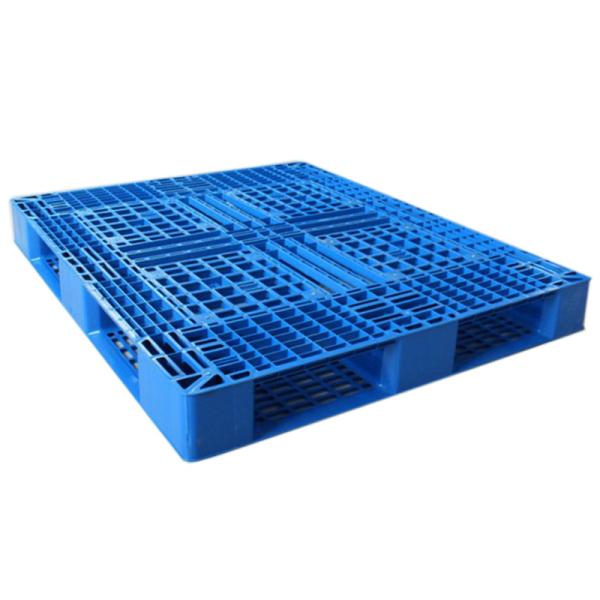Pálete plástica do preto do Euro para páletes reusáveis dos PP do HDPE do armazém