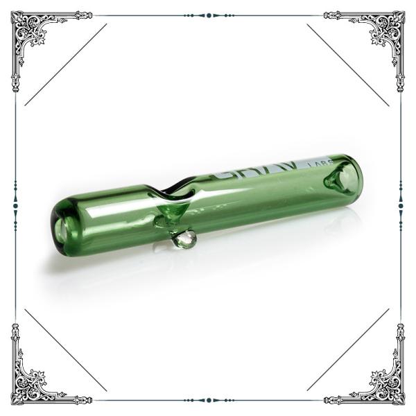 4 Inches Mini Steamroller Smoking Glass Tube Round Tubes Clear Blue Green Amber Pipes
