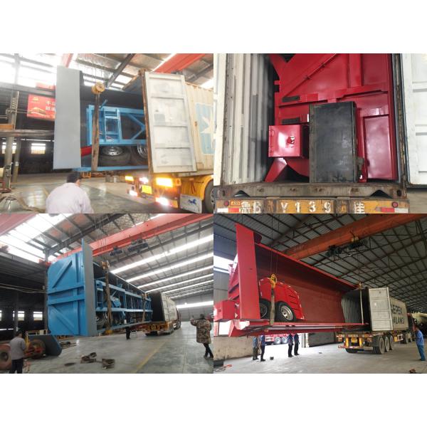 Suspension mécanique 3 essieux 60 tonnes remorque à bascule latérale pour le transport de charges lourdes