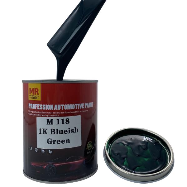 M118 1K Blueish Green Automotive Refinish Paint Acrylic Resin Restoration Car Paint