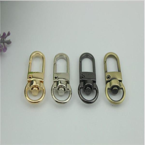 Lanyard accessories zinc alloy hanging brush anti brass 11 mm round eye bolt snap hook bag
