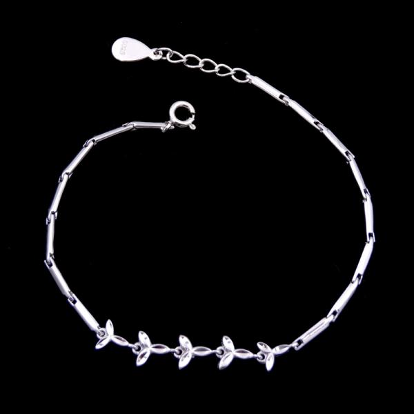 Птицы Оригами упрощают серебряный браслет/простой точный точный серебряный браслет