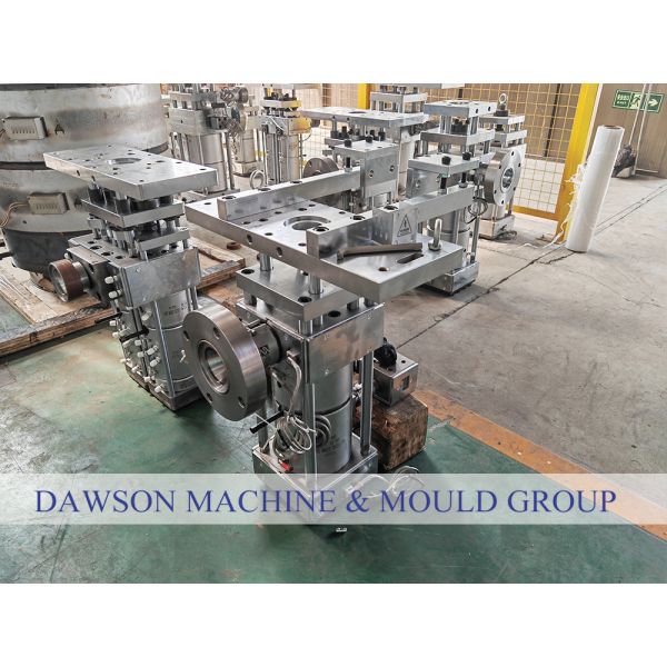 Accumulator Type Single Layer 50L Plastic Drum Making Extrusion Blow Molding Die Head