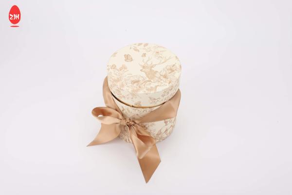 Sustainable Chocolate Packaging Box Sealing Kraft Paper Tube Packaging Compostable