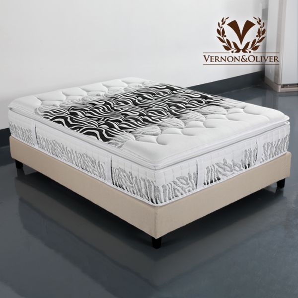 12 Inch Gel Memory Foam Pocket Spring Mattress with Pillow Top and Motion Isolation