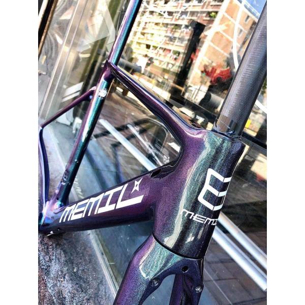 44/47/50/53/56/59cm Cuadro de carbono de suspensión completa bicicleta de carretera para los requisitos del cliente