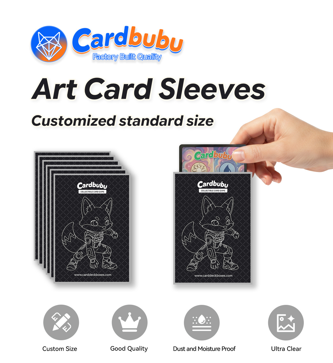 Card Games YuGiOh Card Sleeves Portable OEM Production Pokemon Card Sleeves