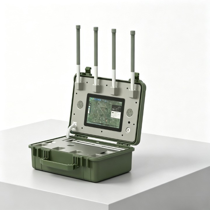 10km Portable Anti Drone Device Rapid Deploy Real Time Positioning UAV System