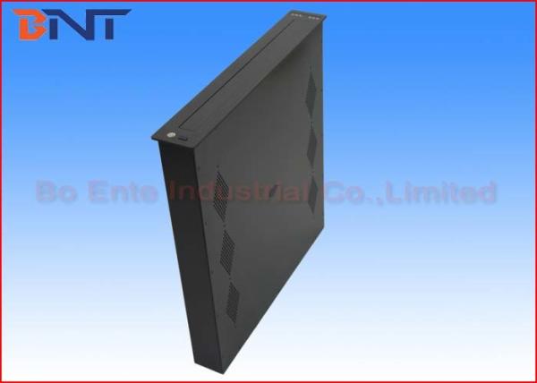 Elevador Desktop integrado elétrico do monitor com o tela táctil de 15,6 polegadas
