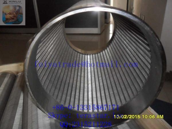 stainless steel strainer pipe / Water Well Screen / Johnson Wire Screen / wedge wire oil well screen for drilling wells