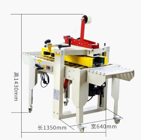 Semi Automatic Electric Driven Tape Sealing Machine for Carton Sealing Performance