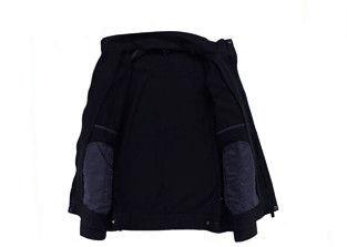 Classical Design Men's Black Work Coat Polyester Fiber Material With Uniform Pants