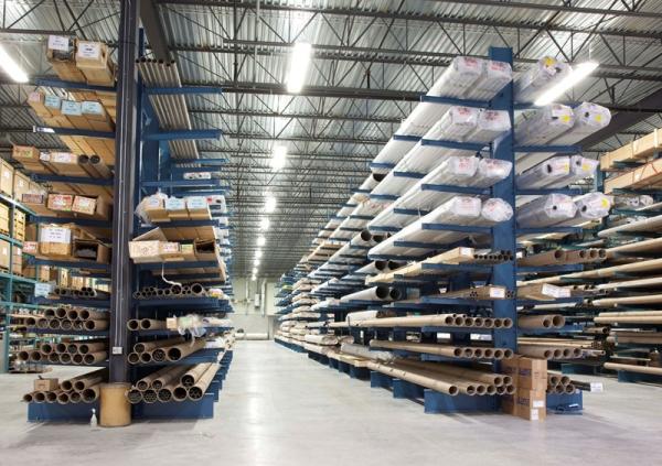 Repuesto de metal de hoja de acero con voladizo para el almacenamiento de tuberías de PVC, Repuesto de brazo con voladizo para el almacenamiento de madera