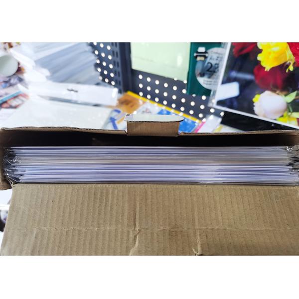 Белая крышка вязки PVC 760mic 20X30cm для удостоверения личности