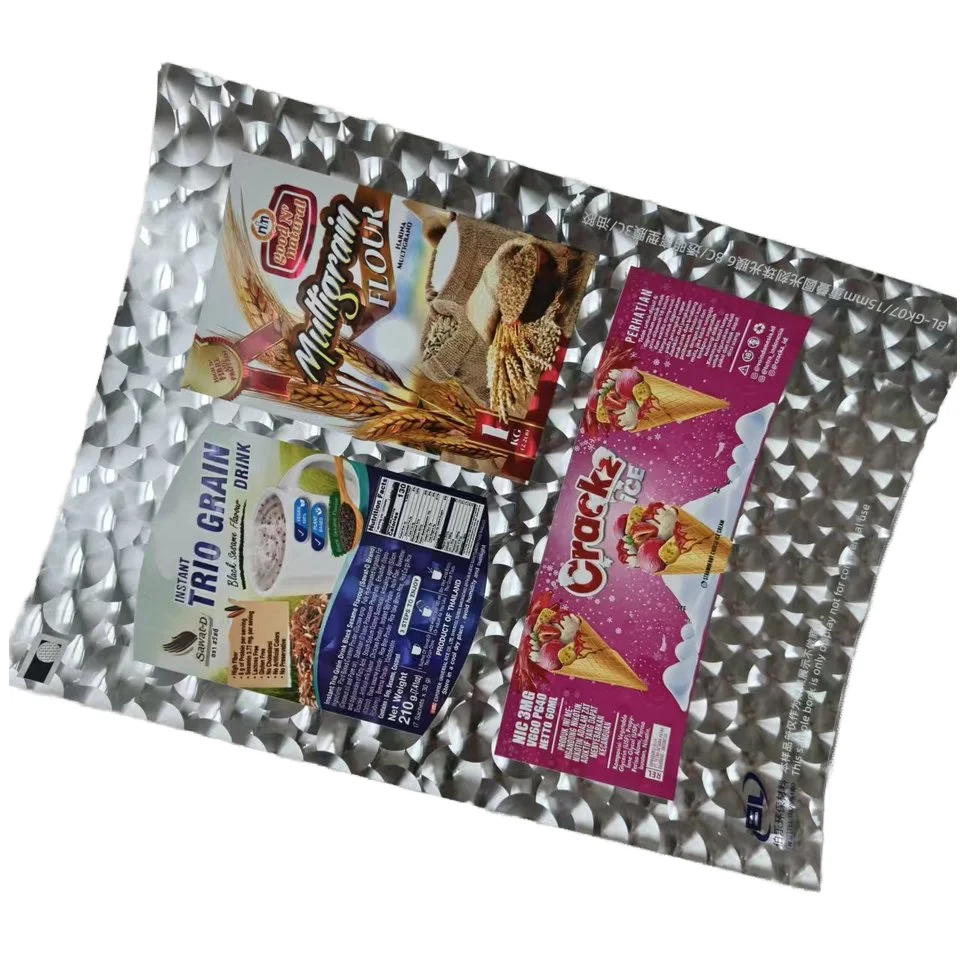Custom Printing Label Shining Vinyl Self-Adhesive Food Snacks Skincare Pet Products Beverage Bottle Packaging Labels