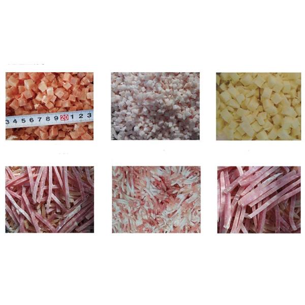 Commercial Frozen Meat Slicer Machine 3D Dicing Pork Chicken Three Dimensional