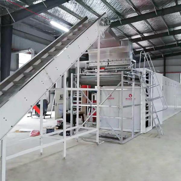 3000kg 4Layer Stainless Steel Belt Dryer For Bergamot Food