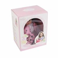 Custom logo Folding Pink Cardboard Box Children Kids Doll Toy Packaging Gift Box