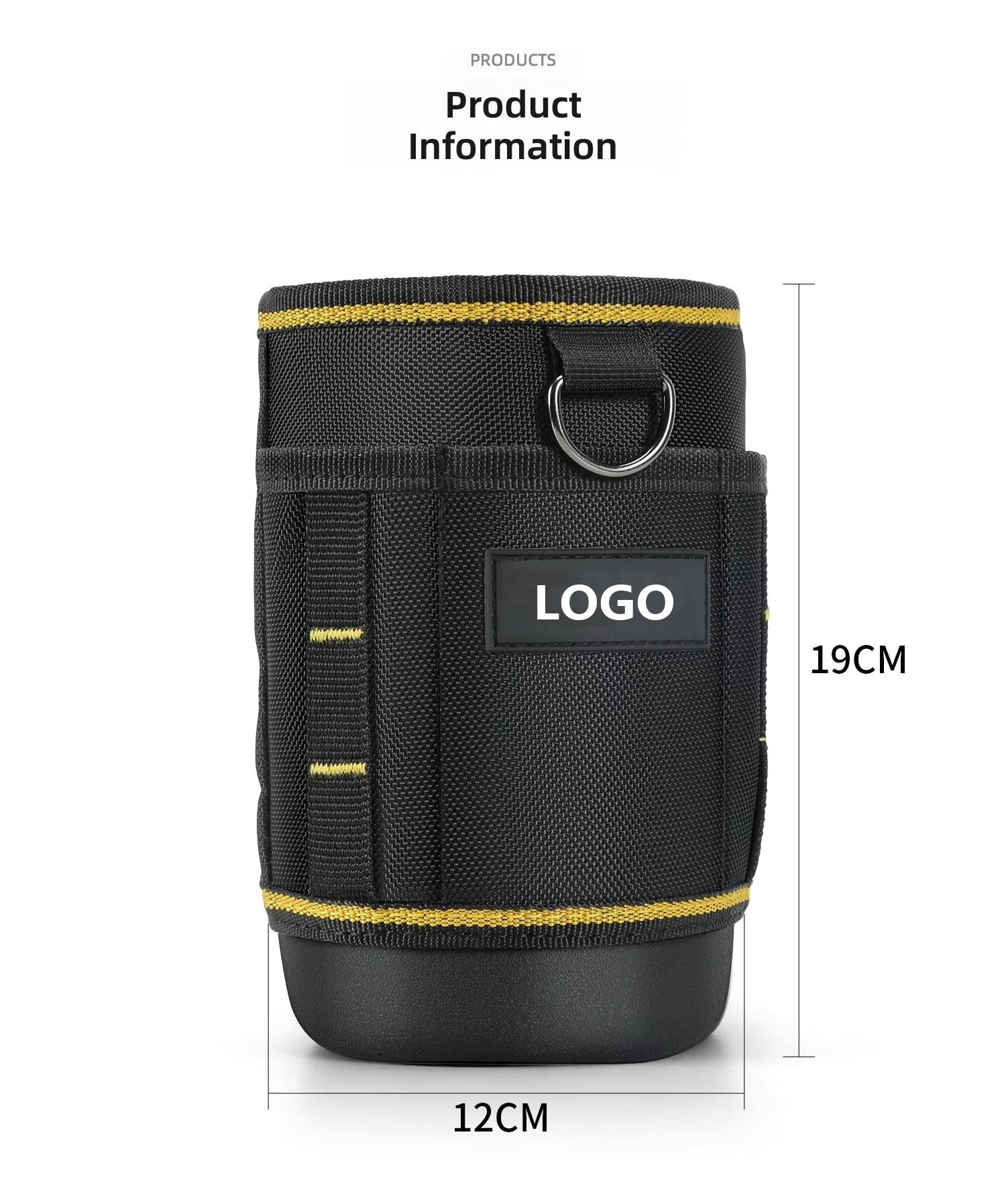 Reinforced  Portable Hardware Storage Thats Sturdy and Durable Tool Pouch