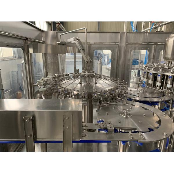 Industrial 0.3 - 2L Orange Juice Bottle Filling Machine 3 - In -1 For Beverage