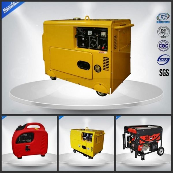 Quietest Small Portable Generator Set Air Cooled 4 Stroke Three Loops