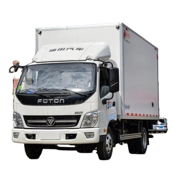 FuTian 4.02 Meters Refrigerated Cargo Van Truck 129 Horsepower 4x2