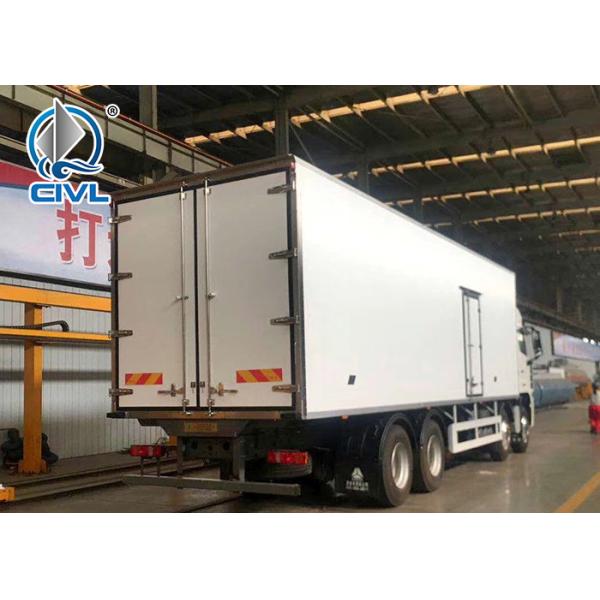 Light Truck Refrigerated Truck Light Duty Commercial Trucks Refrigerator 8 Ton For Meat , Milk And Cola Transport