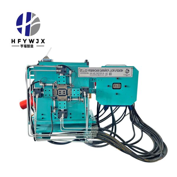 Automatic Hydraulic Downspout Pipe Forming Machine16 Forming Stations For Rainwater Pipe