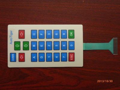 Painel feito sob encomenda impermeável do interruptor de membrana do teclado com tela gravando/de seda impressa