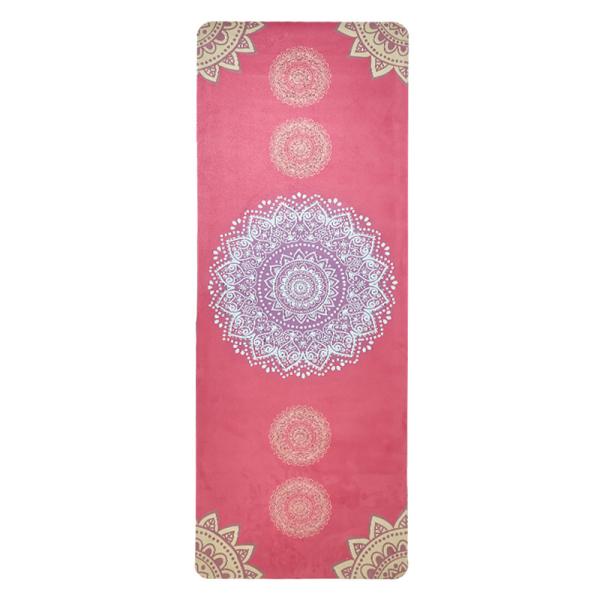 Foldable Travel Suede Yoga Mat Eco Friendly Fitness Pilates Natural Rubber Yoga Mat