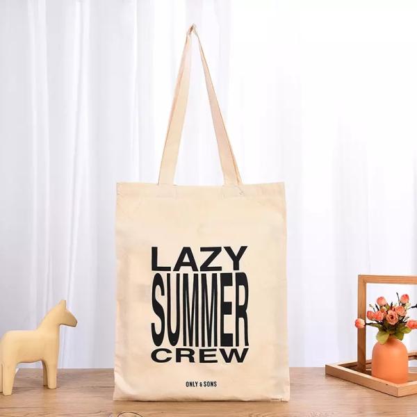 Reusable Recycle Natural Color Simple Printing Pencil Bag Customized with Performance