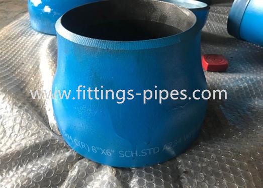 High Pressure Steel Pipe Reducer Astm A234 Wpb Alloy Material