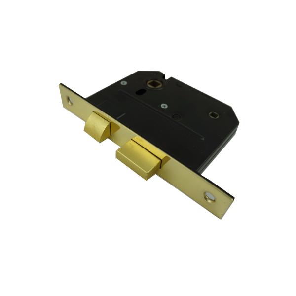 3 Lever Sliding Bathroom Lock Brass / Steel Chrome Plated 5mm Bathroom Turn Follower