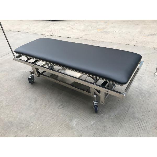 Producto médico Estructura del paciente Rueda de carrito con cubierta exterior de freno Cama de traslado de silla de ruedas