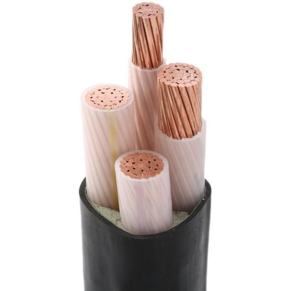 Customized Size 4 Core 6mm 10mm 16mm 25mm 35mm 50mm Cu/PVC/PVC Cable with Pure Copper