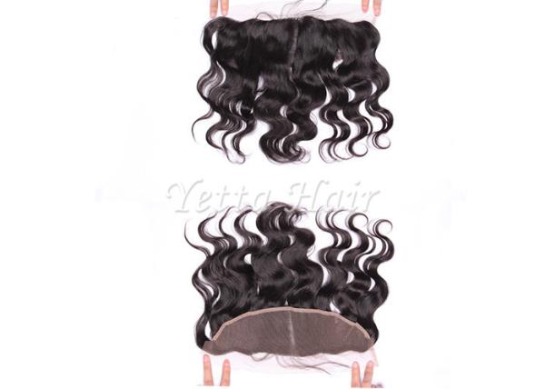 7A Peruvian Lace Top Closure Virgin Body Wave Hair 13'' X 4'' Ear To Ear