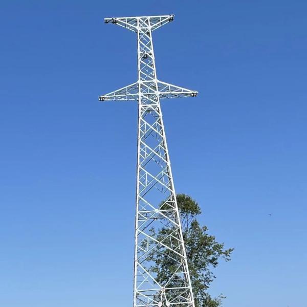 Hot Dip Galvanized Angle Steel Electricity Transmission Tower