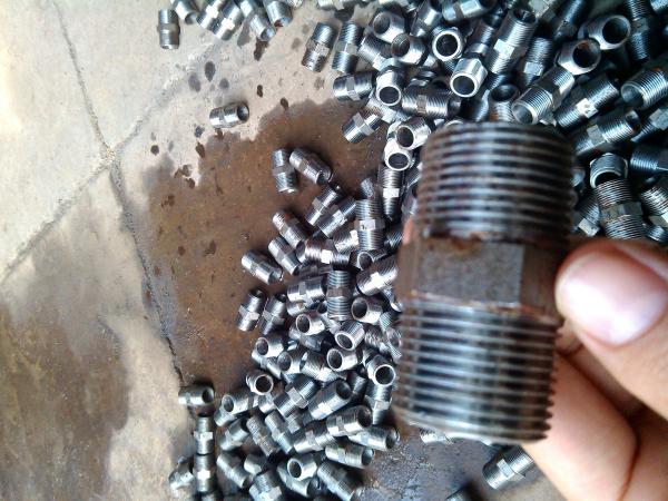 1.4539 Duplex Fittings , Stainless Steel Pipe And Fittings Pipe Hex Nipple