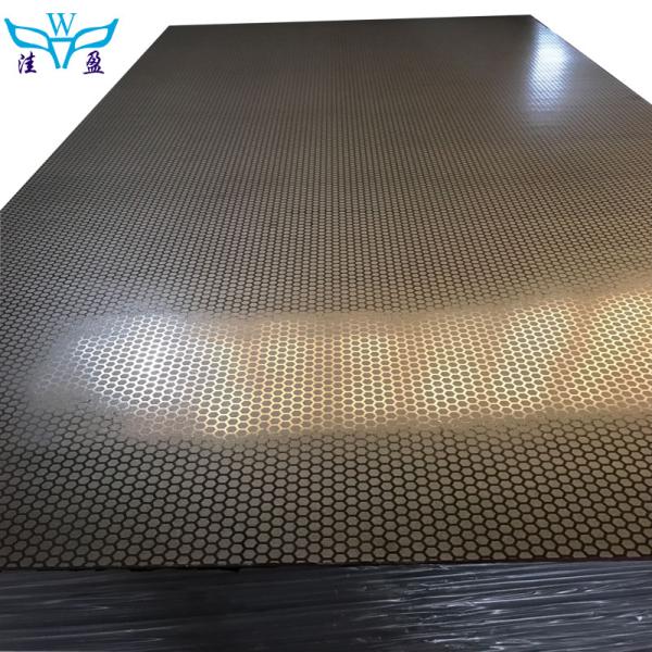 Chinese factory direct sale E1 12mm Anti Slip Hardwood Film Faced Plywood For Construction