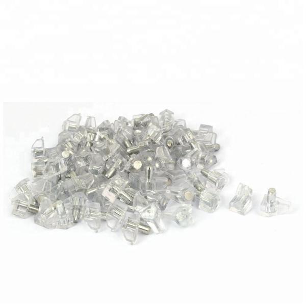 5mm Wardrobe Cabinet Metal Shelf Support Pin Studs Pegs Shelf Bracket for Reliability