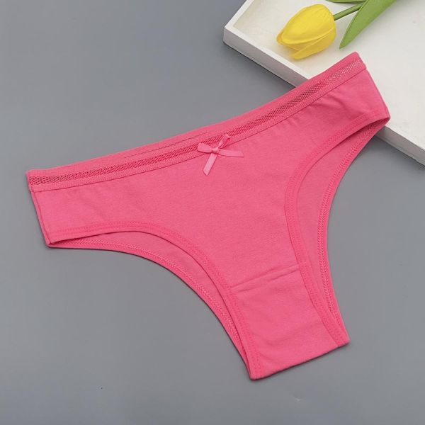 Women Bikini Panties Wholesale High Quality 95% Cotton Women Underwear Bikini 6 Colors Mix Bikini Type Underwear for Women