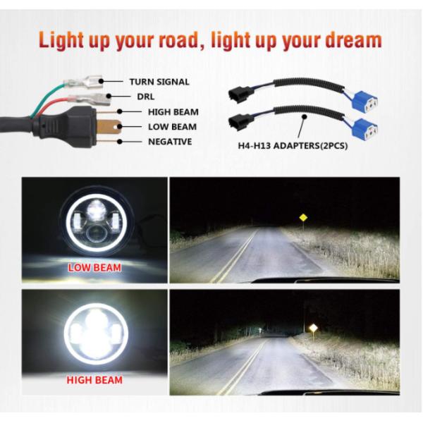 Auto Car Parts Auto Lighting System 12 Volt Cars Led Lens Fog Light Driving Lights Compatible with Jeep Wrangler